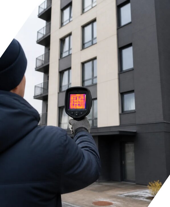 Тепловизионное обследование зданий в Воркуте от 5141 р. | ЭкспертизаРоссия